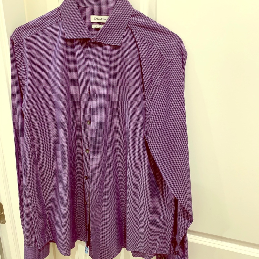 Purple shirt Calvin Klein